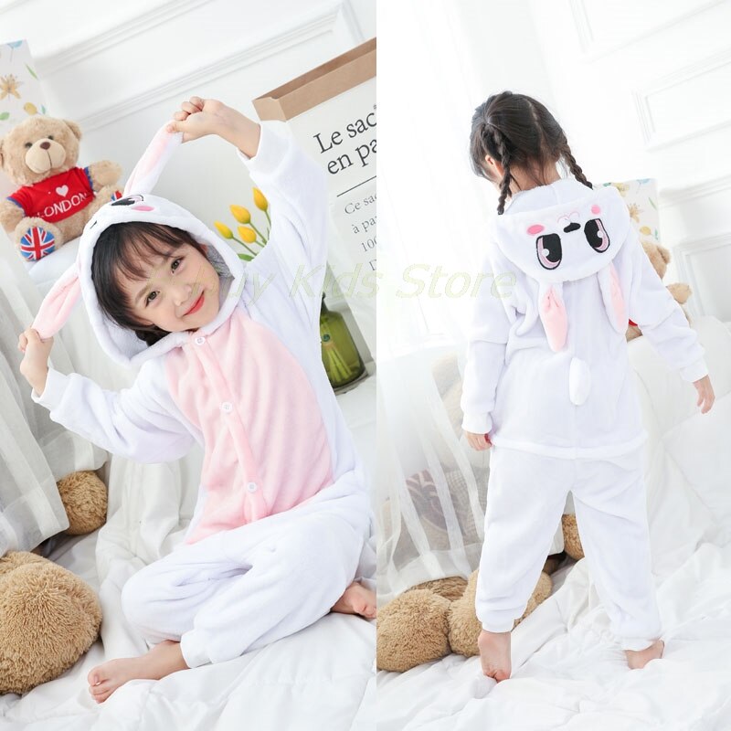 Fashion Cute Cartoon Bunny Kigurumi Homewear for B..